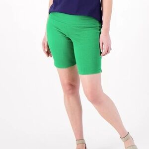 Green Shape Wear Shorts Contour Prime Stretch Denim Shape Enhancing Women’s 2X